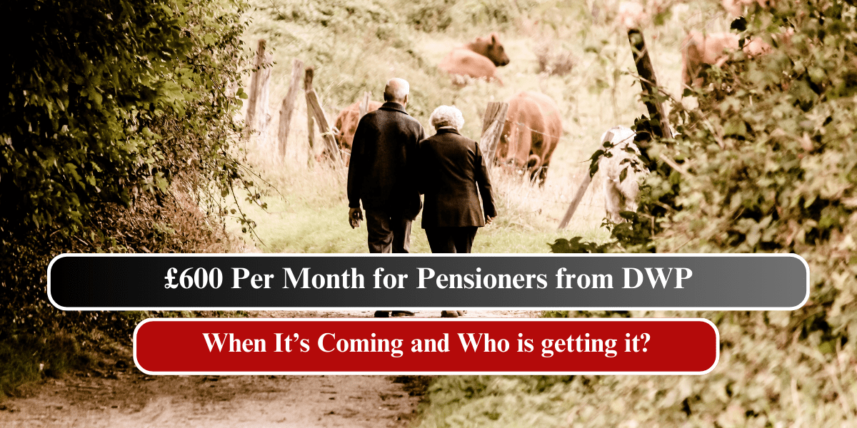 £600 Per Month for Pensioners from DWP