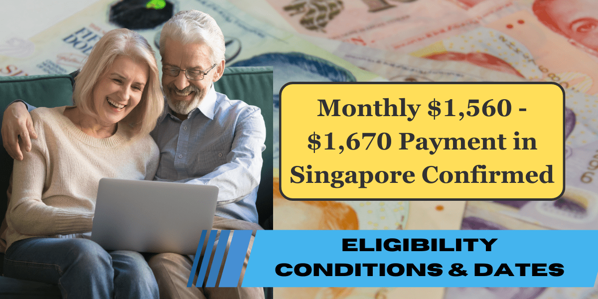 Monthly $1,560 - $1,670 Payment in Singapore Confirmed